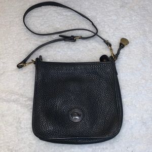 Vintage Dooney and Burke black crossbody bag